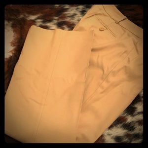 Camel colored wool dress pant
